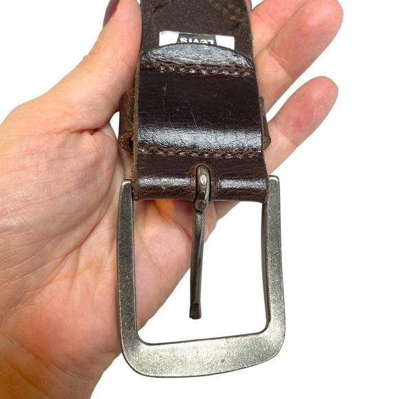 Dark Brown Leather Belt 🤍 - Picture 7 of 8